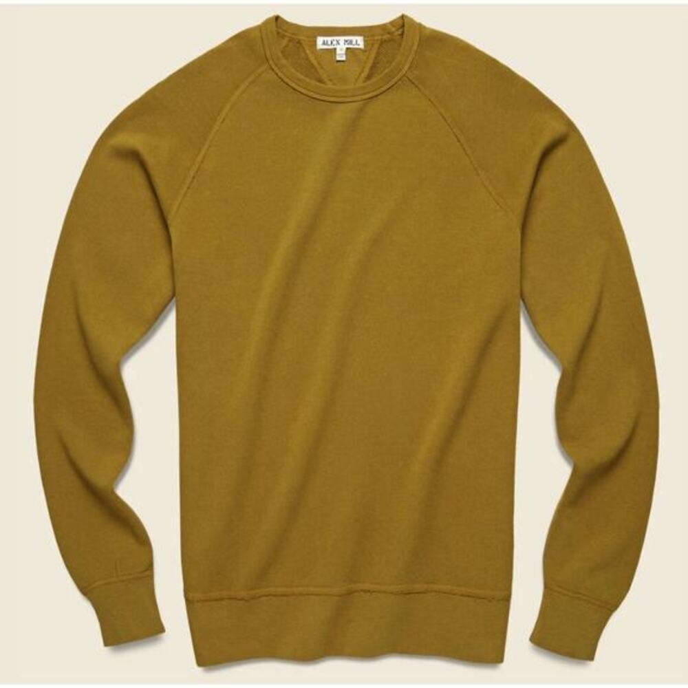 Alex Mill Standard Lightweight Sweatshirt‎ - Golden Khaki